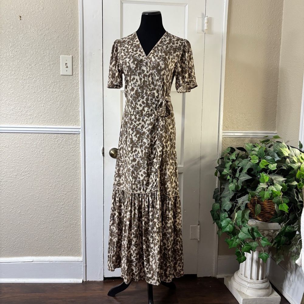LaRoque Original Leopard Print Wrap Dress